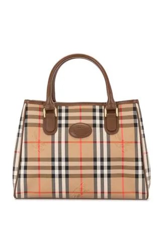 Burberry Pre-Owned сумка-тоут в клетку Nova Check