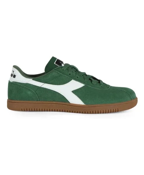 Замшевые кроссовки Tokyo с логотипом Diadora, зеленый