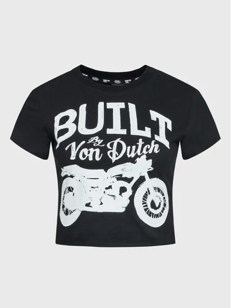 Футболка стандартного кроя Von Dutch, черный