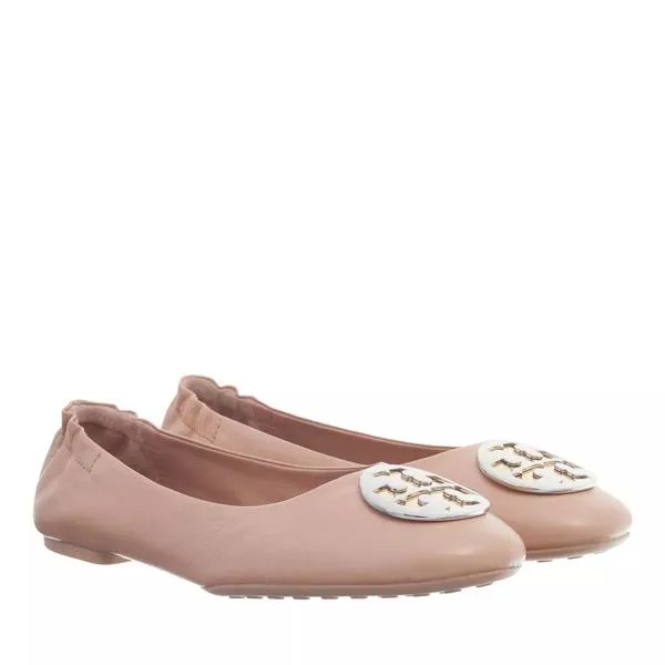 Лоферы claire ballet light sand / gold / Tory Burch, бежевый