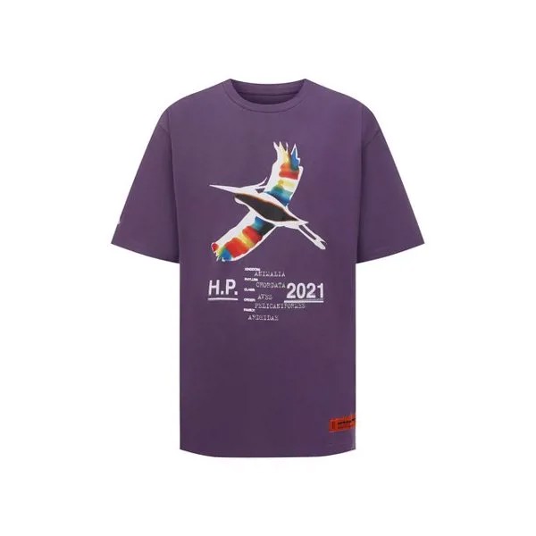 Хлопковая футболка Heron Preston