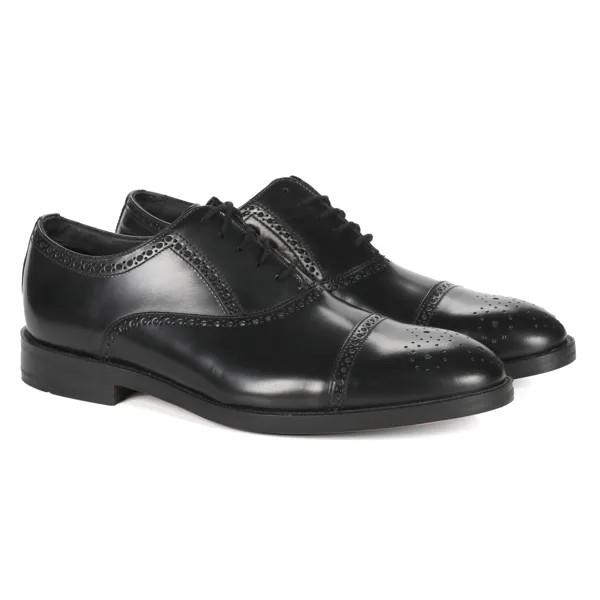 Мужские оксфорды брогированные Clarks(Oliver Limit 26143646), черные