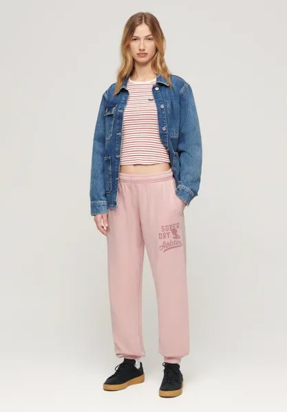Спортивные брюки VINTAGE WASHED GRAPHIC JOGGER Superdry, розовый