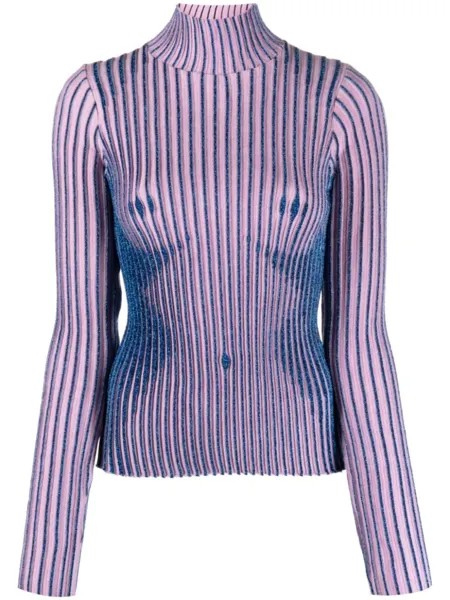 Jean Paul Gaultier джемпер The Body Morphing, розовый