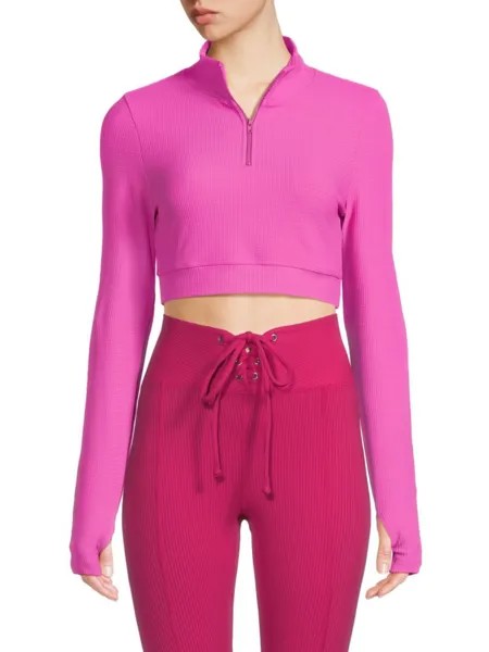 Укороченный топ Eva Thermal Year Of Ours, цвет Rose
