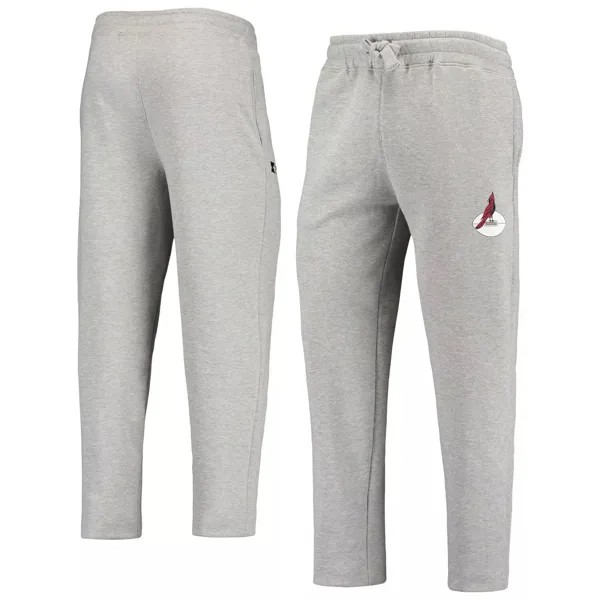 Мужские серые спортивные штаны для бега Arizona Cardinals Team Throwback Option Starter