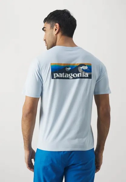 Спортивная футболка CAP COOL DAILY GRAPHIC WATERS Patagonia, цвет chilled blue