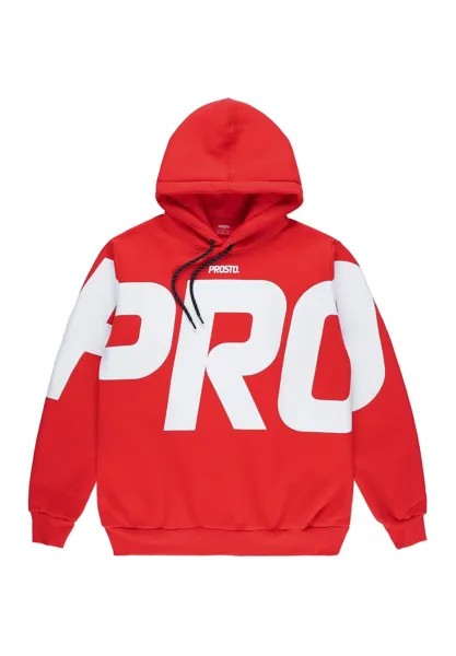 Толстовка с капюшоном PROSTO, красный