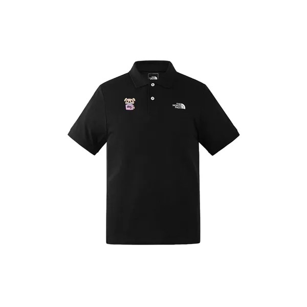 Рубашка поло мужская черная The North Face, черный