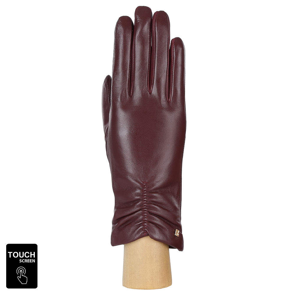 Перчатки женские FABRETTI S1.7-8 bordo бордовые, р.6.5