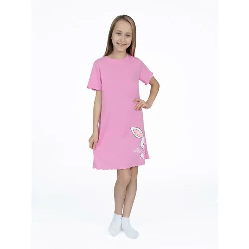 Сорочка  Утенок, размер 140, розовый