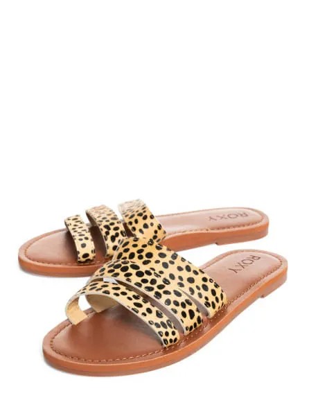 Сланцы женские Roxy ARJL200791 бежевые 8.5 US