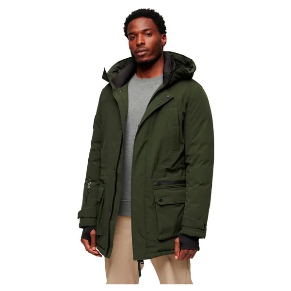 Парка Superdry City Padded, зеленый