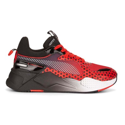 Молодежные черные кроссовки Puma Miraculous X RsX на шнуровке для мальчиков, повседневная обувь 39182101