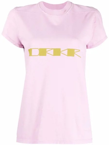 Rick Owens DRKSHDW футболка с логотипом