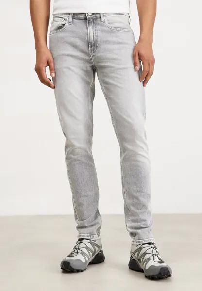 Зауженные джинсы Calvin Klein Jeans, черный деним