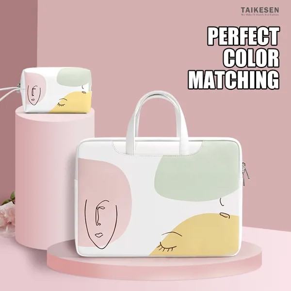 Чехол для ноутбука Macbook Air Pro 13,3 14 15 Xiaomi Sleeve 15,6 сумка для ноутбука Dell Huawei HP деловая женская сумка портфель