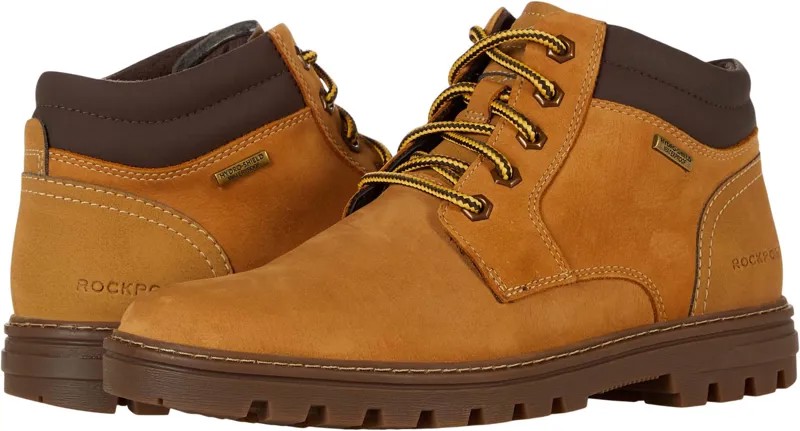 Ботинки на шнуровке Weather or Not Waterproof Plain Toe Boot Rockport, цвет Wheat Nubuck