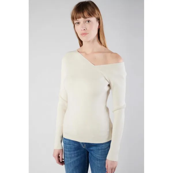 Свитер Le Temps Des Cerises 65043 Lina V Neck, бежевый