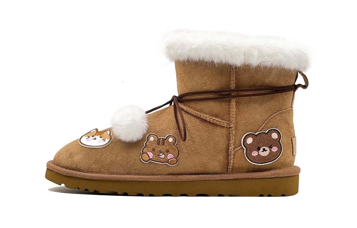 CLASSIC MINI Зимние ботинки женские бежевые Ugg
