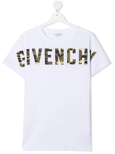 Givenchy Kids футболка с логотипом