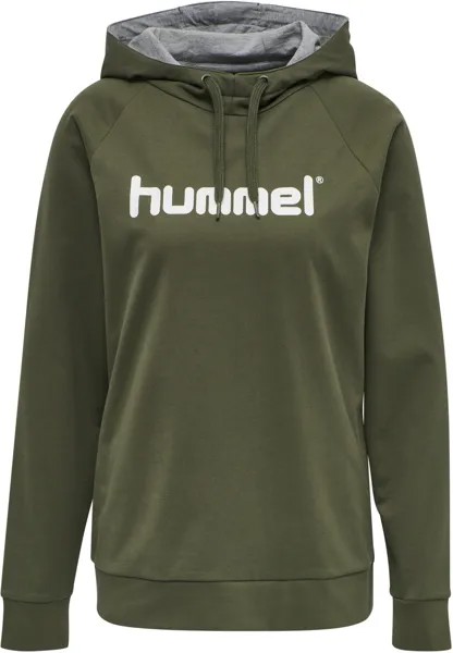 Толстовка Hummel Baumwoll Hoodie Hmlgo Cotton Logo Hoodie Woman, цвет GRAPE LEAF