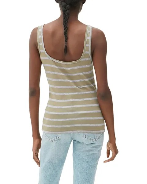 Топ Michael Stars Zabrina Tank Top, цвет Grey/Olive