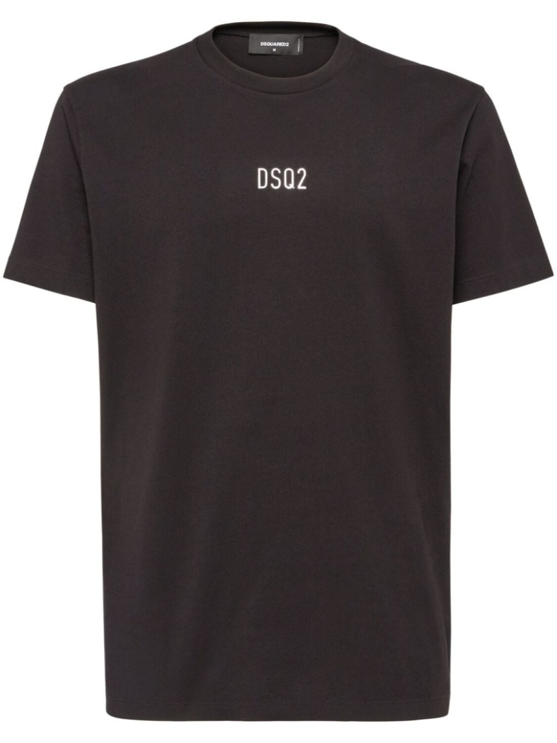 DSQUARED2 футболка с тисненым логотипом, черный