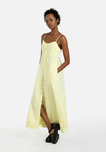 Платье макси JUST JILL Free People, желтый