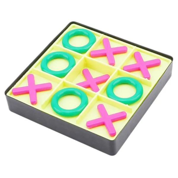 Noughts and Crosses X O Игры Настольные алюминиевые складные игры Подарки Детская образовательная игра