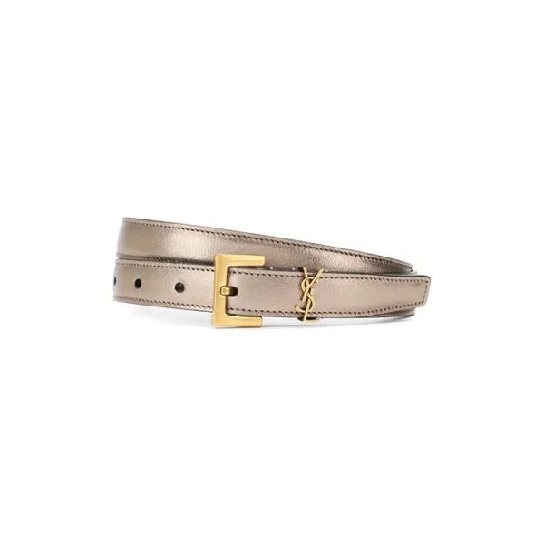 Кожаный ремень Saint Laurent