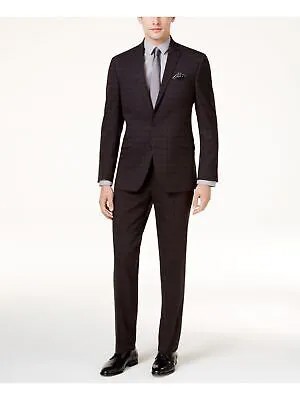 KENNETH COLE Мужской Черный Костюм 40REG\33W