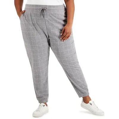 Женские серые флисовые брюки-джоггеры Calvin Klein Plus 1X BHFO 2812
