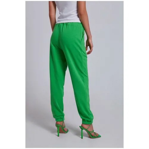 Зеленые брюки на резинке INCITY, цвет зеленый, размер S