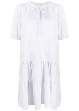 Allude платье-футболка с завязками