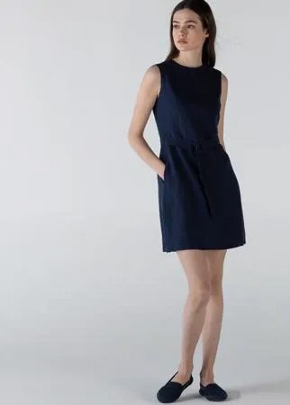 Женское платье Lacoste без рукавов с круглым вырезом