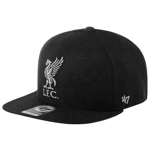Бейсболка 47 BRAND арт. EPL-NSHOT04WBP Liverpool FC EPL (черный / белый), размер ONE