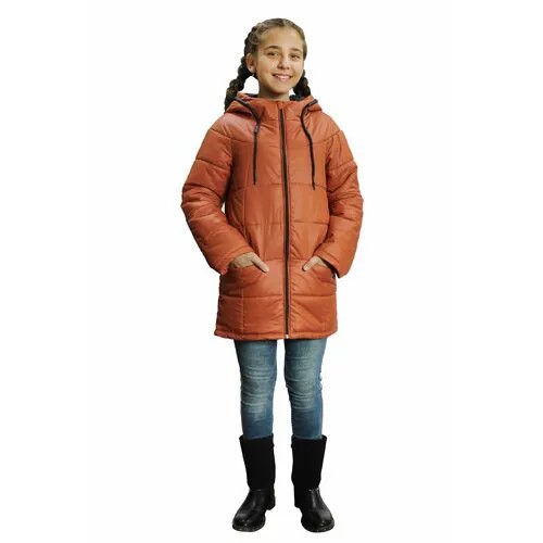 Куртка Эврика, размер 140-72-60, оранжевый
