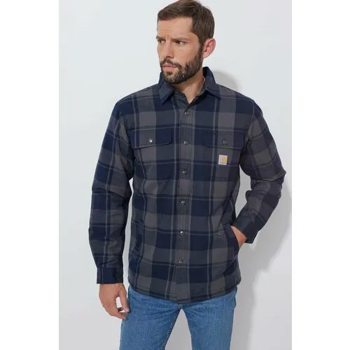 Куртка-рубашка carhartt, размер L, navy