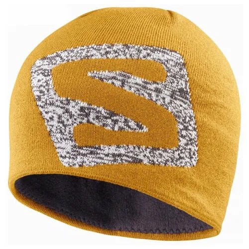 Шапка Salomon Graphic Beanie Bronze Brown/Bronze