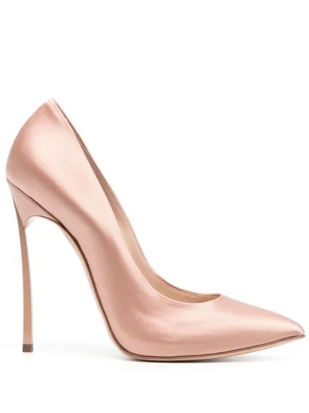 Casadei туфли-лодочки Blade Twenties 120, нейтральный цвет