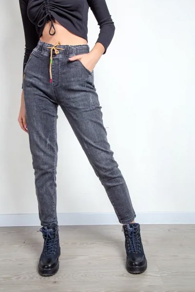 Джинсы женские Denim S-5828 (28, Черный)