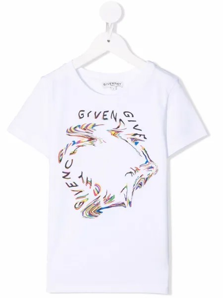 Givenchy Kids футболка с логотипом