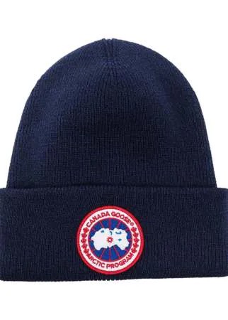 Canada Goose шапка бини Arctic Disc в рубчик