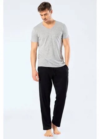 Пижама мужская Cacharel 2192-1 черная XXL