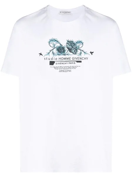 Givenchy футболка с графичным принтом