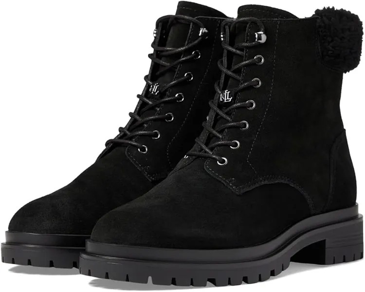 Ботинки LAUREN Ralph Lauren Carleeie, цвет Black/Black