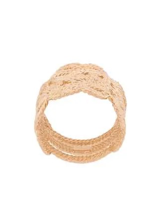 Aurelie Bidermann кольцо в виде плетеной веревки