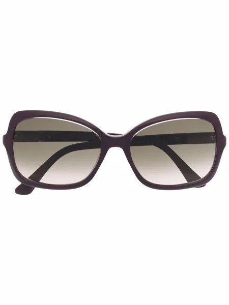 Jimmy Choo Eyewear солнцезащитные очки в массивной оправе