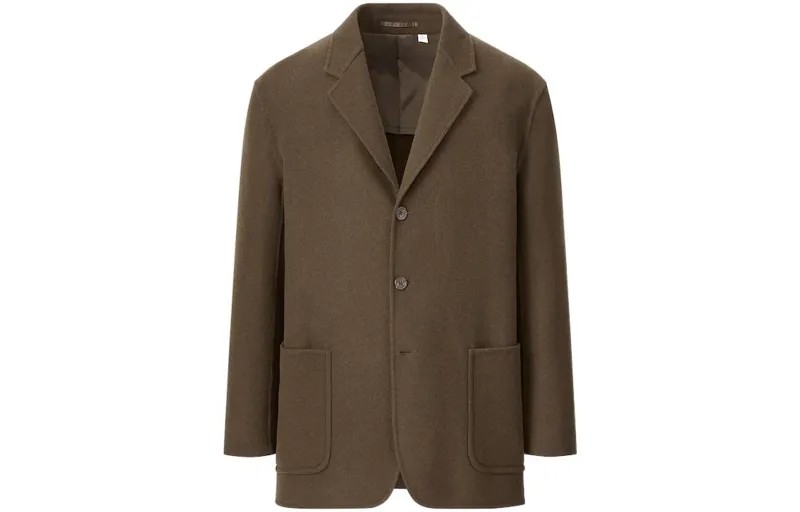 Мужской деловой костюм UNIQLO, цвет Brown
